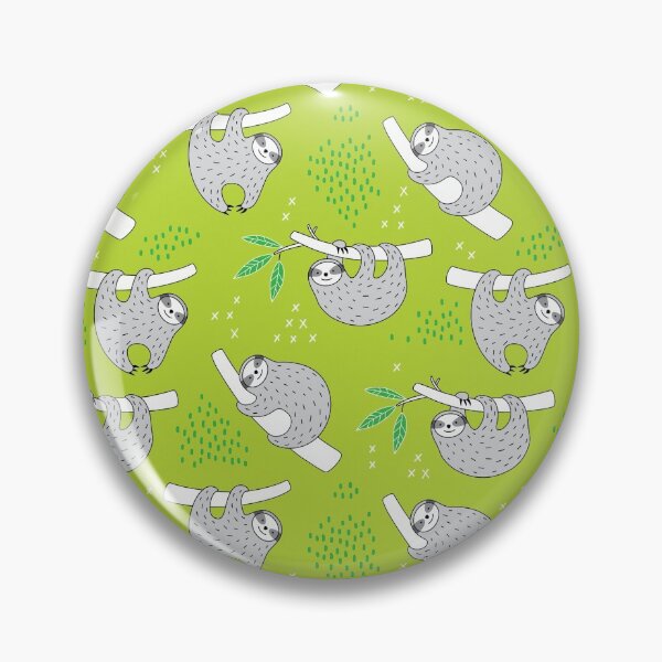 Item preview, Sloth On Lemon Green designed and sold by ArtCreations79.