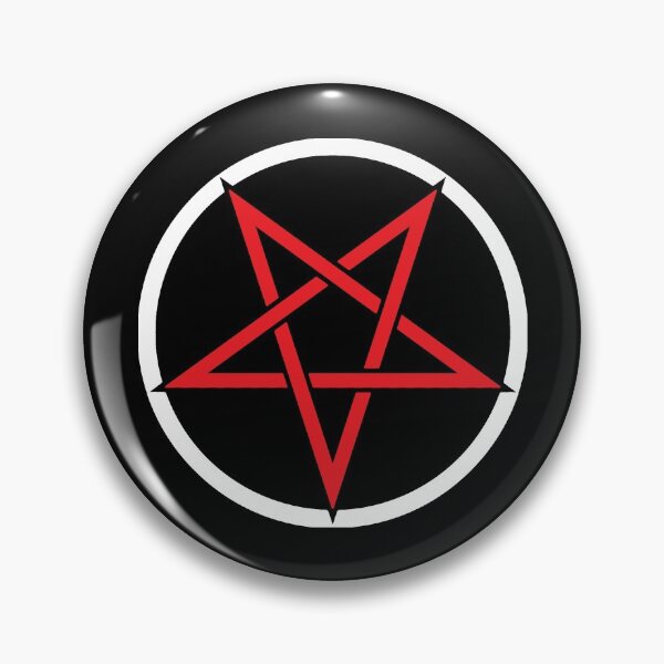 Item preview, Inverted Pentagram - Red and White designed and sold by hereticbassist.