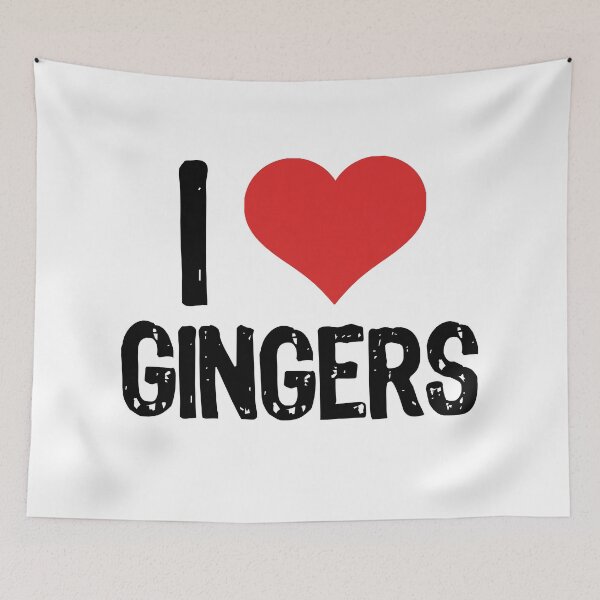 Item preview, I Love Gingers designed and sold by The "I Love Everything" Shop.