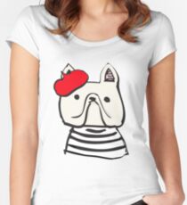 French Bulldog Women's Fitted Scoop T-Shirt