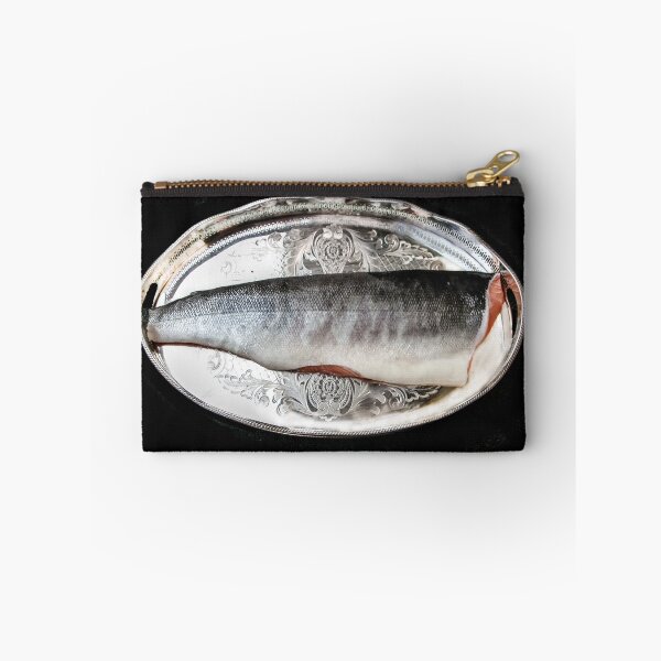 Item preview, Salmon On Silver  designed and sold by heatherfriedman.