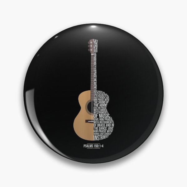 Item preview, Guitar T-ShirtPraise him with strings -Psalm 150- Acoustic Guitar Player designed and sold by ColoNue.