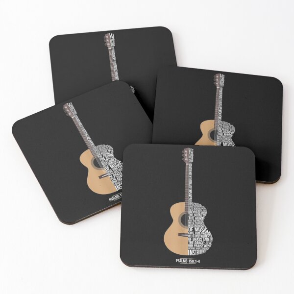 Item preview, Guitar T-ShirtPraise him with strings -Psalm 150- Acoustic Guitar Player designed and sold by ColoNue.
