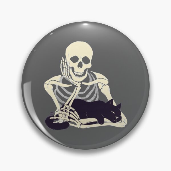 Item preview, Halloween T-ShirtCat and Skeleton designed and sold by ColoNue.