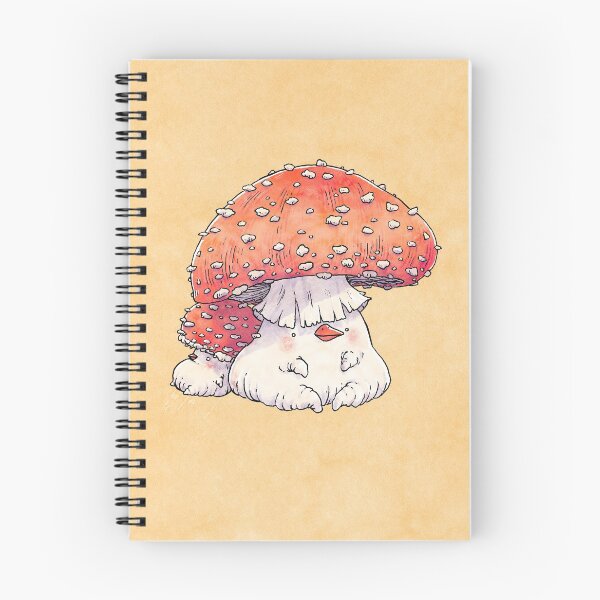 Item preview, Chubby Fly Agaric Mushroom Bird - Kinoko no Tori designed and sold by ElfSama.