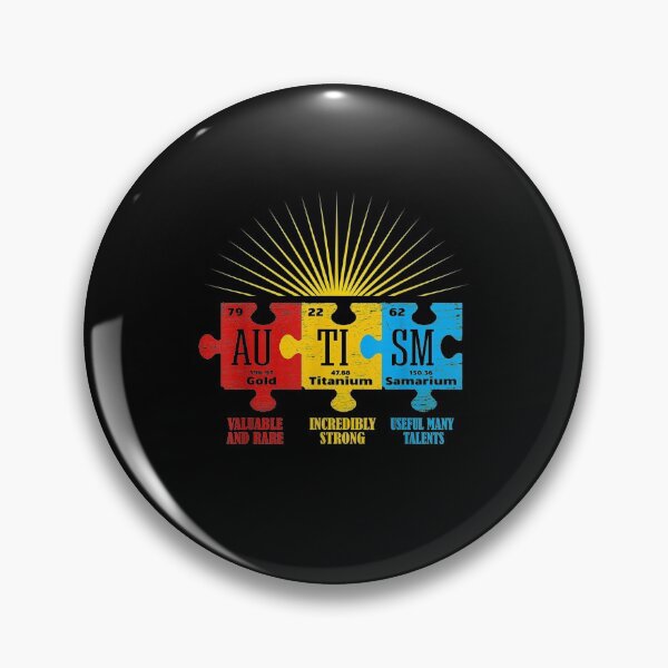 Item preview, Autism Awareness Puzzle Chemical Element designed and sold by KeeganshiAon.