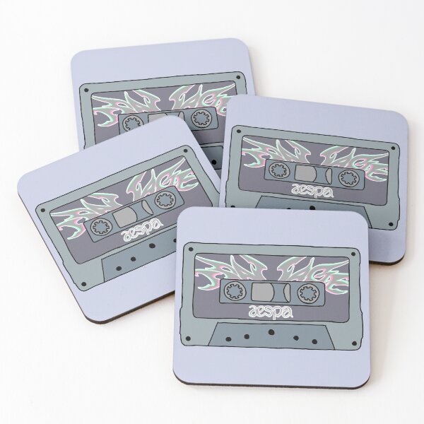 Item preview, AESPA Savage Cute Retro Cassette Tape designed and sold by LilMissRandom17.
