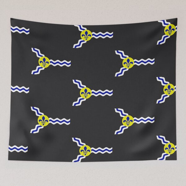 Item preview, St, Louis City Flag Red designed and sold by GerickryLand.