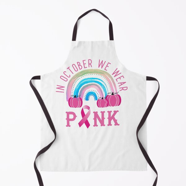 Item preview, In October We Wear Pink Pumpkin Plaid, Pink Pastel Rainbow designed and sold by DiensDesign.