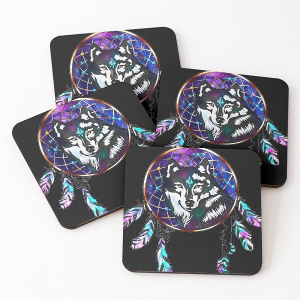 Item preview, Dream catcher wolf designed and sold by MarioColtello.