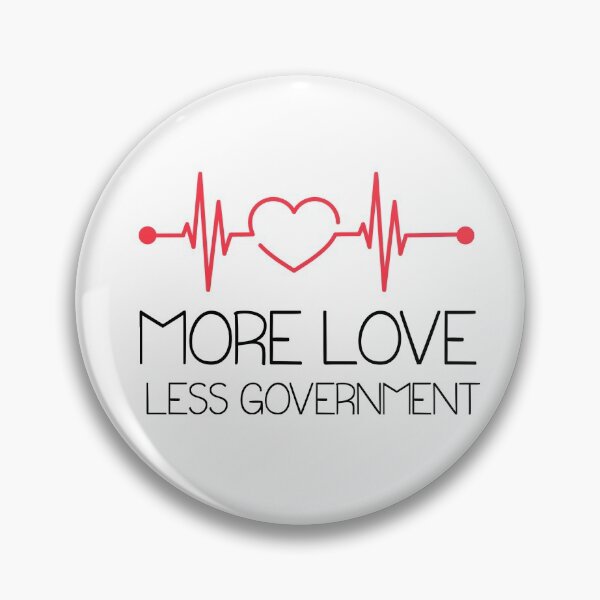 Item preview, More Love Less Government  designed and sold by AwakeApparel.