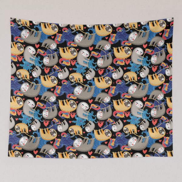 Item preview, Multicolor Sloths designed and sold by ArtCreations79.