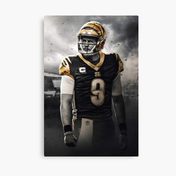 Joe Burrow poster or ready to hang canvas, Cincinnati wall art, Joe Bu –  Capital Canvas Prints