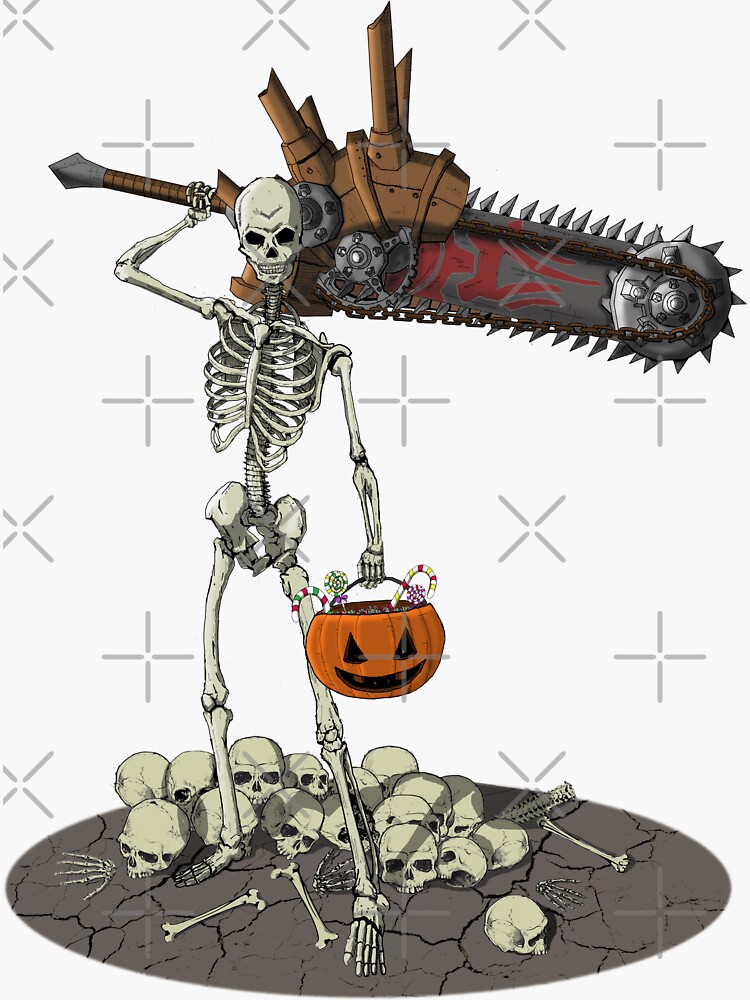 "Halloween Steve gw2" Sticker by AcjStudio23 Redbubble