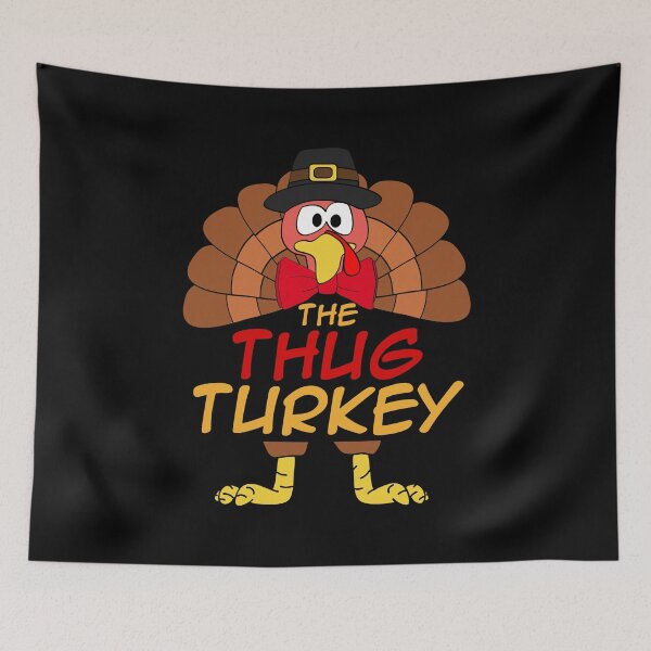 Artikelvorschau, The Thug Turkey Thanksgiving Family Matching Outfits Group Attire entworfen und verkauft von onicon.