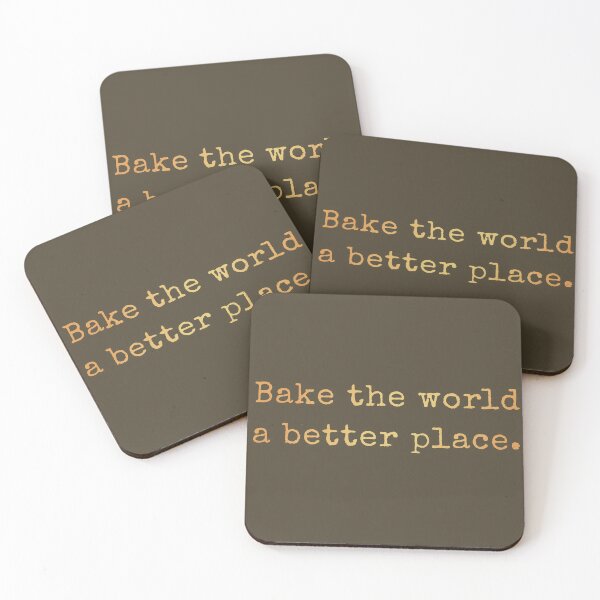Item preview, Bake the world a better place designed and sold by AscendMerch.