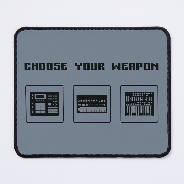 Item preview, Choose Your Weapon Drum Machine and Synth Selector for Electronic Musician designed and sold by AtomicMalibu.