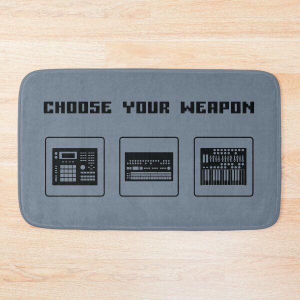 Item preview, Choose Your Weapon Drum Machine and Synth Selector for Electronic Musician designed and sold by AtomicMalibu.