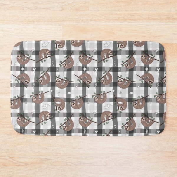 Item preview, Plaid Sloth Pattern designed and sold by ArtCreations79.