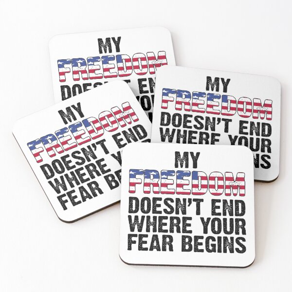 Item preview, My Freedom Doesn't End Where Your Fear Begins designed and sold by AwakeApparel.