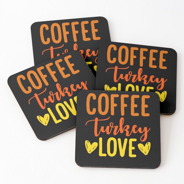 Item preview, coffee turkey love for thanksgiving designed and sold by fatshirt.