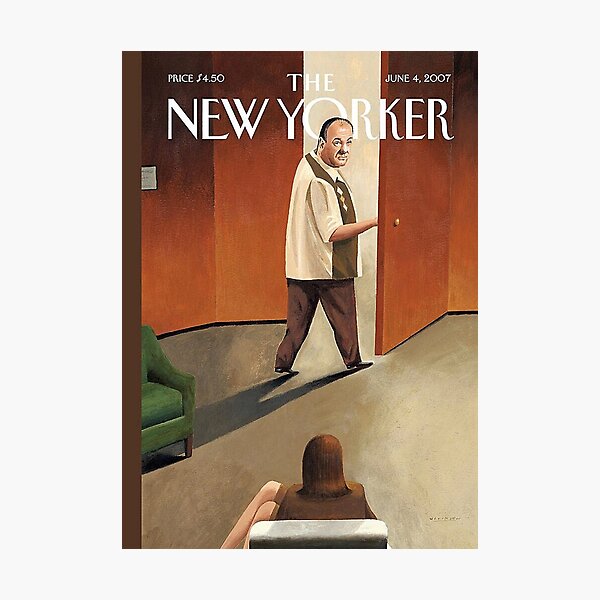 TONY SOPRANO NEW YORKER COVER Photographic Print