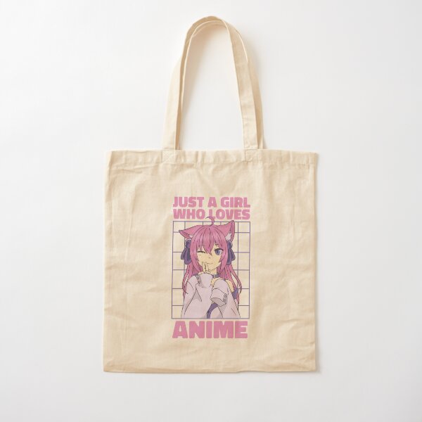 Just a girl who loves anime Tote Bag for Sale by iBruster