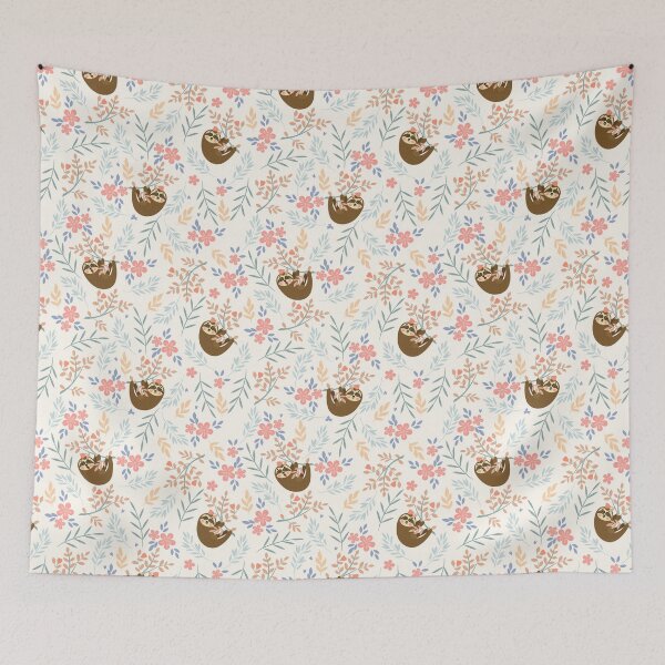Item preview, Baby Flower With Sloth designed and sold by ArtCreations79.