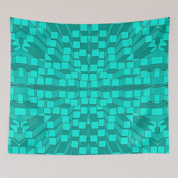 Item preview, Square Extrusion Teal Finish designed and sold by TerenceLacey.