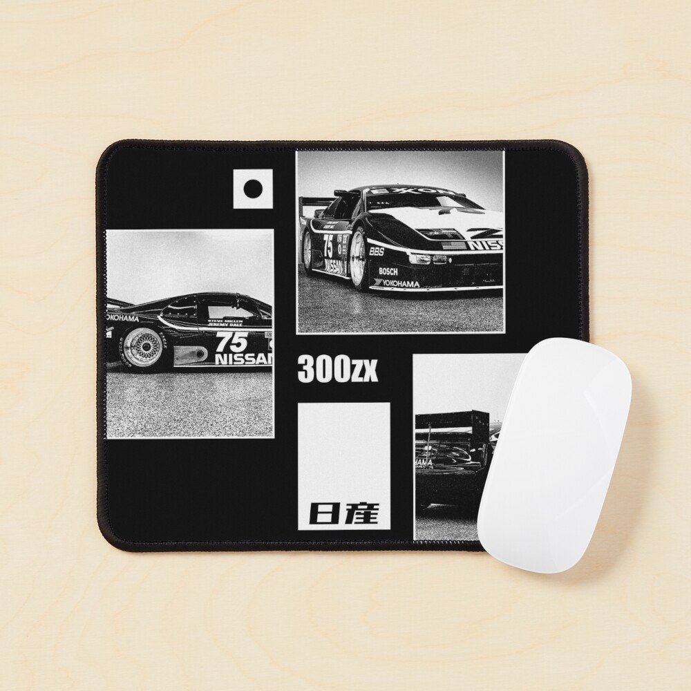 ︎︎☾/ポスター NISSAN 300ZX IMSA GTO Black 'N White Archive (Black Version