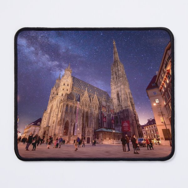 Item preview, St. Stephen's Cathedral at night in Vienna, Austria designed and sold by mitzobs.