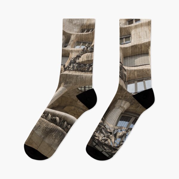 Item preview, Antoni Gaudi La Pedrera Casa Mila - Sinuous Balconies and Twisting Freeform Railings designed and sold by Georgia Mizuleva.