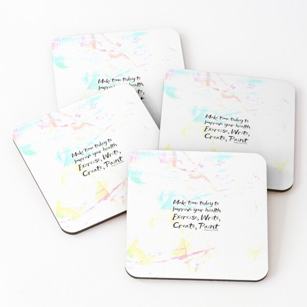 Make Time To Coasters (Set of 4)