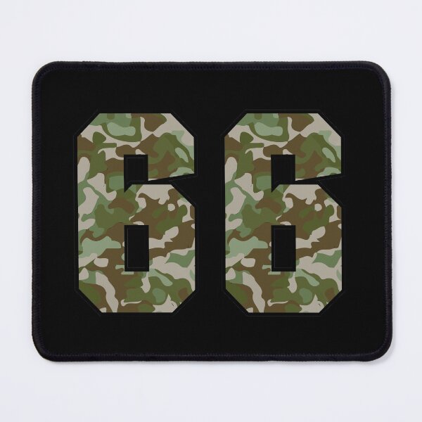 Item preview, Army Camo Number Sixty-six Veteran Lucky Number 66 designed and sold by Urosek.