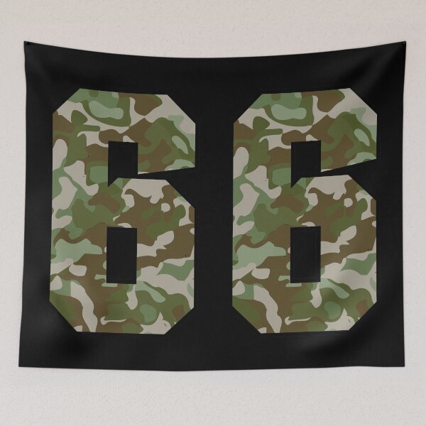 Item preview, Army Camo Number Sixty-six Veteran Lucky Number 66 designed and sold by Urosek.