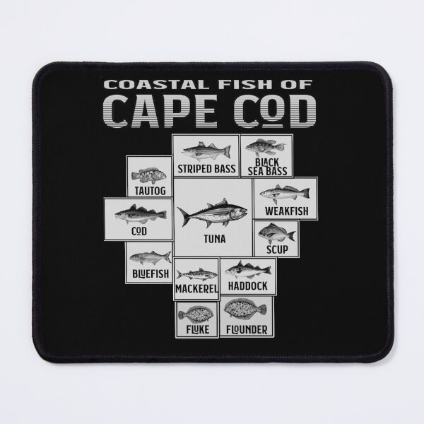 Item preview, Cape Cod Fishing Souvenir Coastal Fish Of Cape Cod designed and sold by funnytshirtemp.