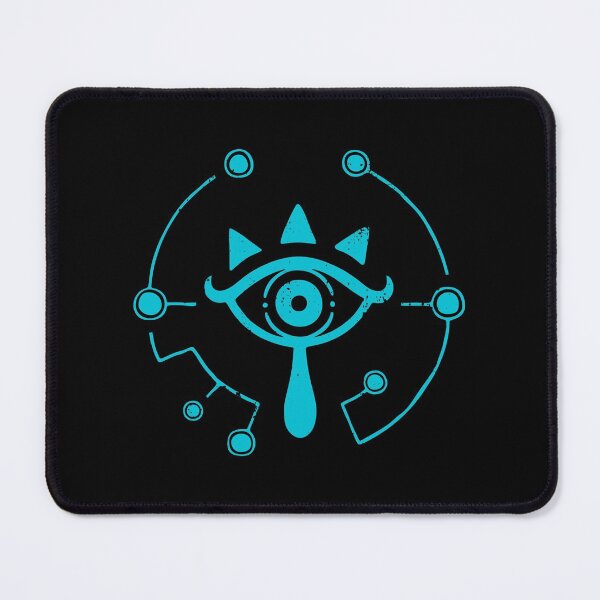 The Legend of Zelda - BOTW Crest of the Sheikah Symbol Original Color Distressed Artwork Mouse Pad