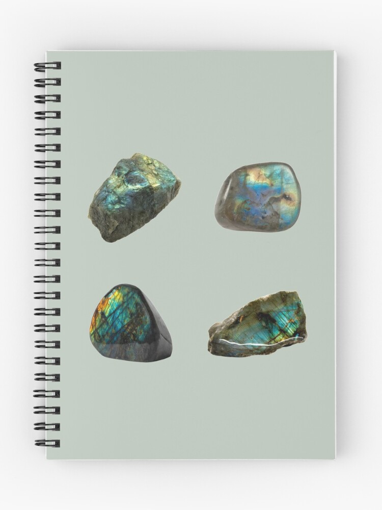 Thumbnail 1 of 3, Journal, Labradorite Crystal designed and sold by mooneko.