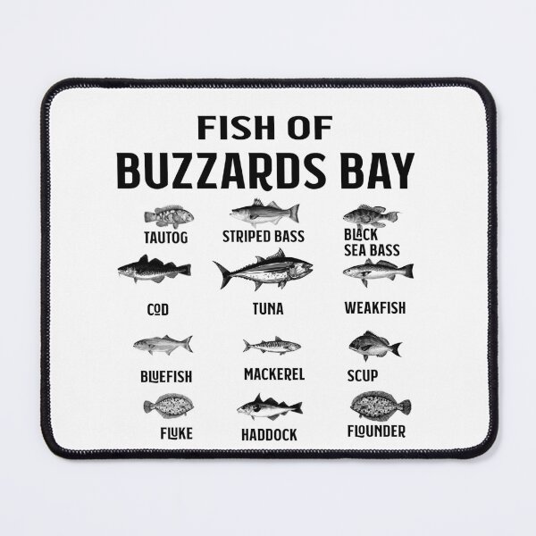 Item preview, Cape Cod Fishing Souvenir Coastal Fish Of Buzzards Bay designed and sold by funnytshirtemp.