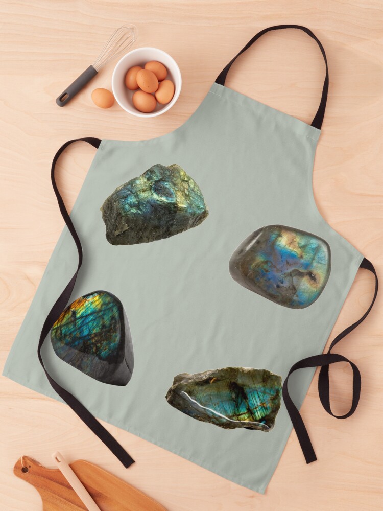 Thumbnail 1 of 6, Apron, Labradorite Crystal designed and sold by mooneko.