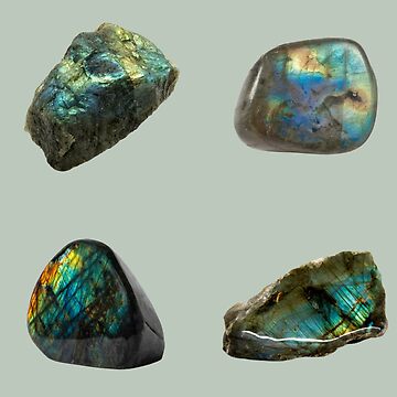 Artwork thumbnail, Labradorite Crystal by mooneko