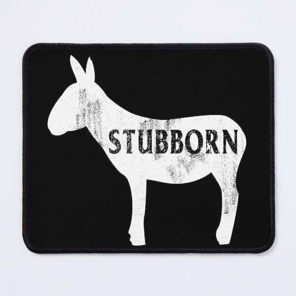 Item preview, Stubborn as a Mule Silhouette designed and sold by funnytshirtemp.