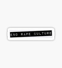 End Rape Culture Sticker