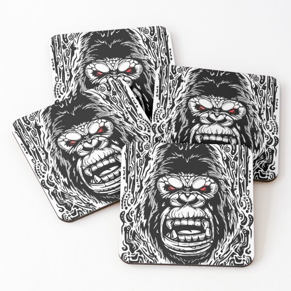 Item preview,  Gorilla head 2 designed and sold by manuvila.