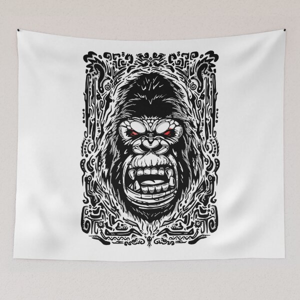 Item preview,  Gorilla head 2 designed and sold by manuvila.