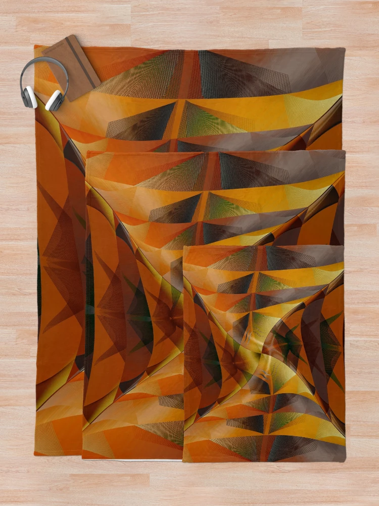Thumbnail 5 of 6, Throw Blanket, Dissonance designed and sold by Elizabeth Austin-Craig.