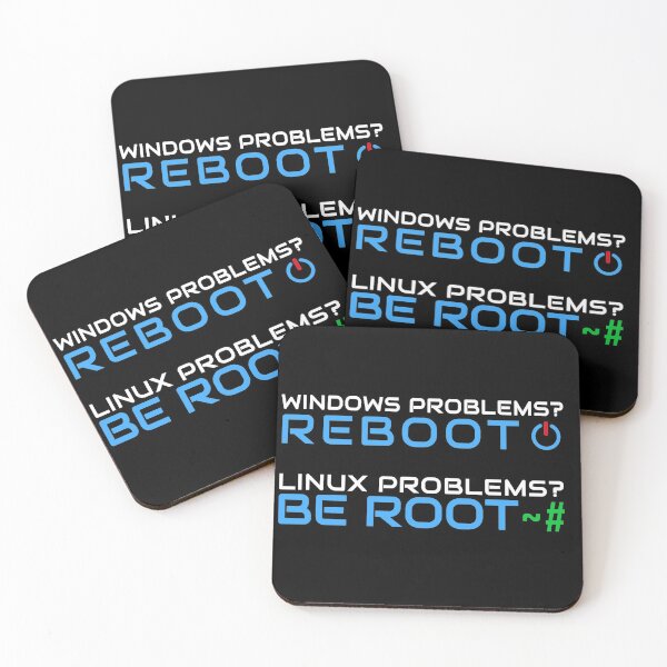 Item preview, Windows Problems ReBoot,  Linux Problems BeRoot designed and sold by clubtee.