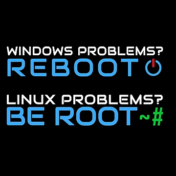 Artwork thumbnail, Windows Problems ReBoot,  Linux Problems BeRoot by clubtee