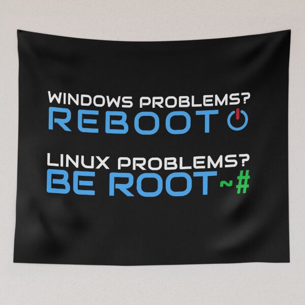 Item preview, Windows Problems ReBoot,  Linux Problems BeRoot designed and sold by clubtee.