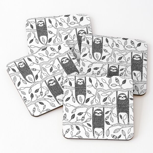 Item preview, Sloth Black White Art designed and sold by ArtCreations79.